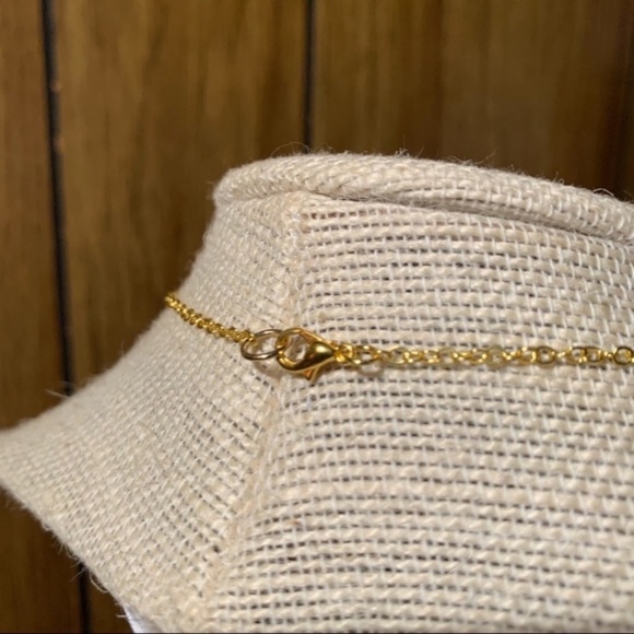 Freshwater Button Pearl 17" Gold Filled Chain Necklace - Picture 5 of 5